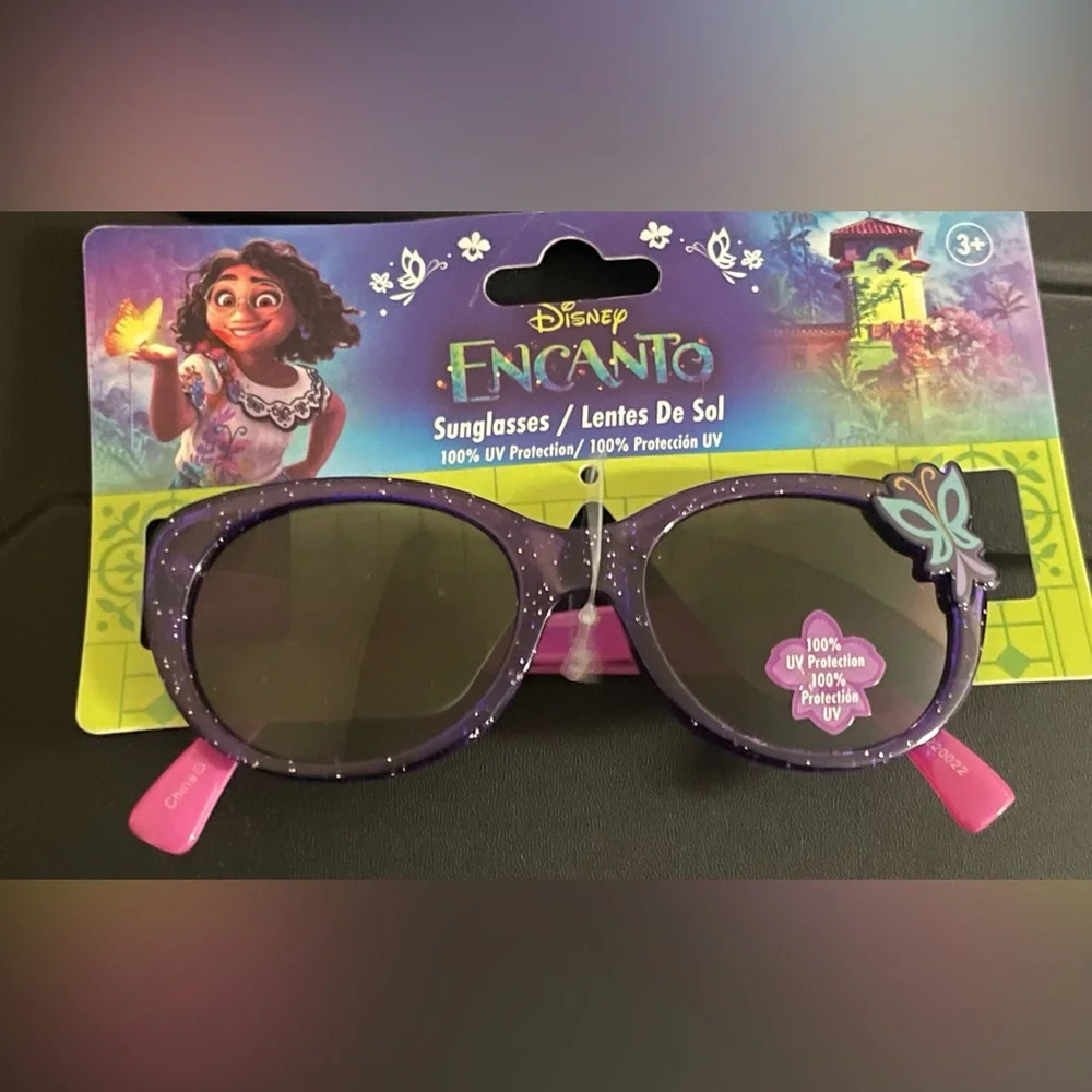 🔴 3/$12 Disney Encanto Glitter Purple and Pink Sunglasses for Kids! NEW!